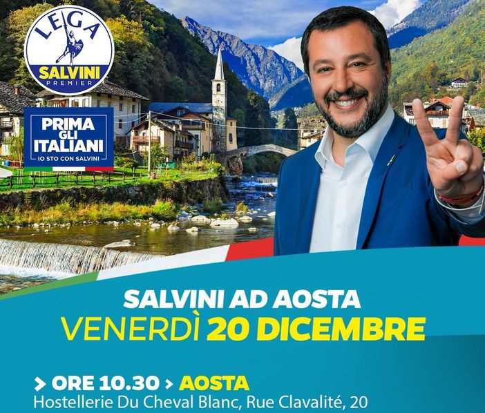 Salvini annuncia la venuta in Valle