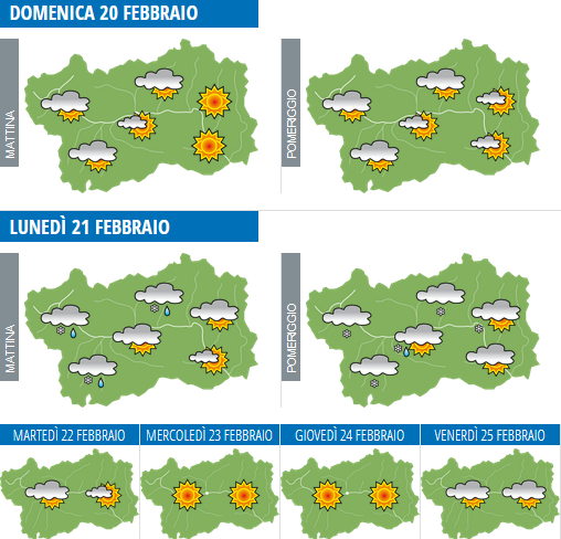 Infografica Centro Multifunzionale Regione autonoma Valle d'Aosta