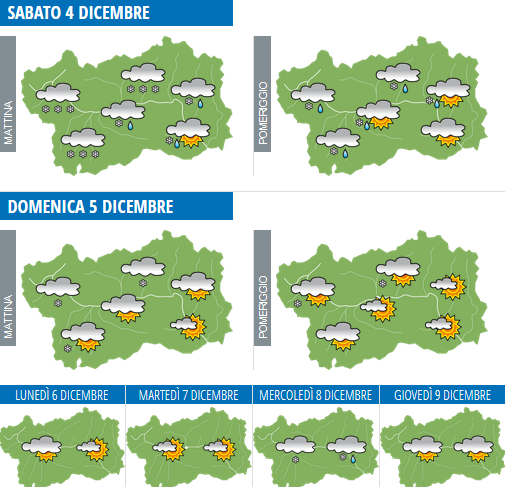 Infografica Centro Multifunzionale Regione autonoma Valle d'Aosta
