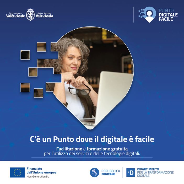 Digitale facile, una Unité più vicina ai cittadini: a giugno sei tappe nei Comuni del Grand-Paradis