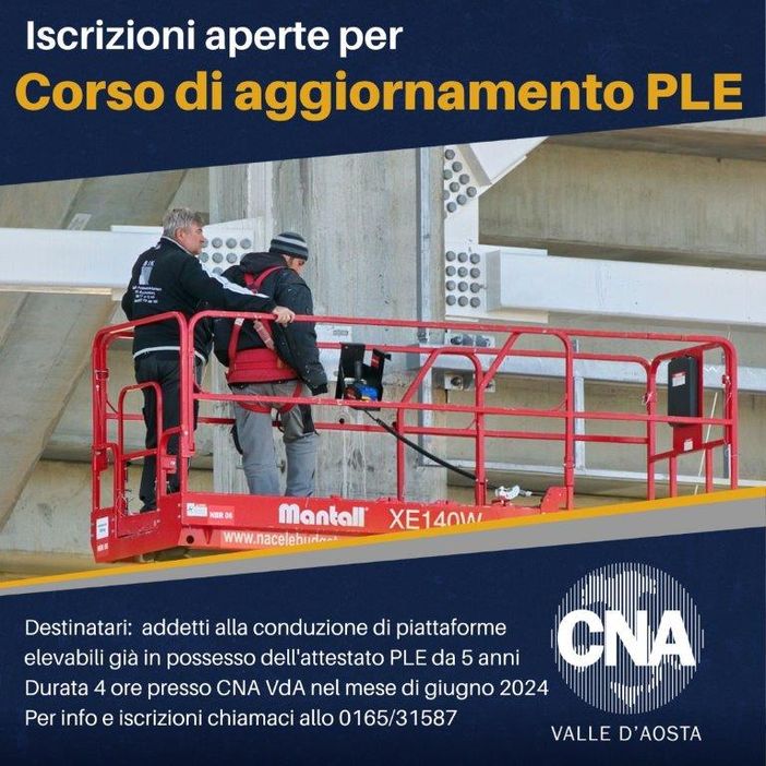 Corso di aggiornamento PLE: aperte le iscrizioni Corso di aggiornamento PLE: aperte le iscrizioni