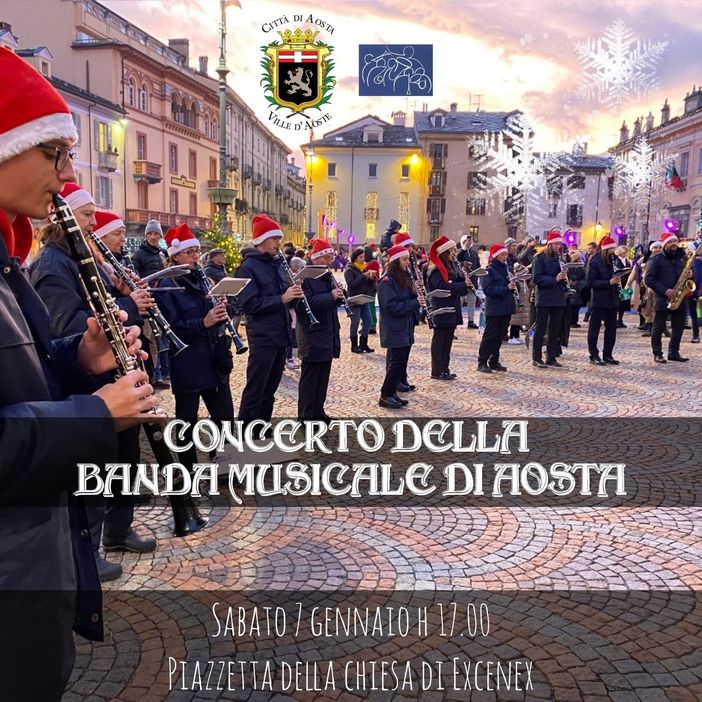 Concerto Banda musicale di Aosta a Excenex