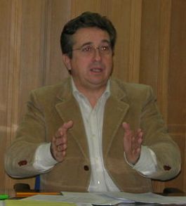 L'assessore regionale alle Opere pubbliche Marco Vierin