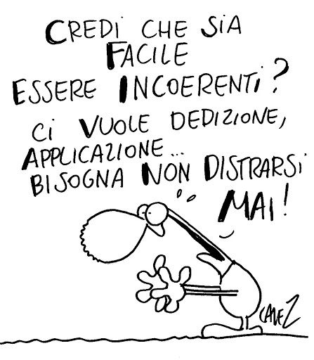 L’OPINIONE DI UN LETTORE: Coerenza dell’incoerenza politica