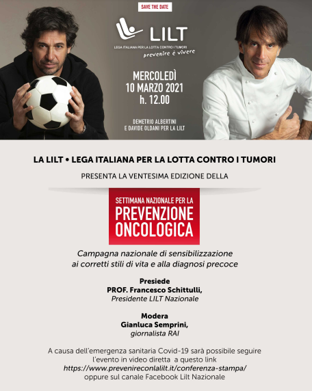 Settimana Nazionale Lilt per la Prevenzione Oncologica Settimana Nazionale Lilt per la Prevenzione Oncologica