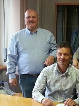 Stefano Perrin e Daniel Perrin a ds.