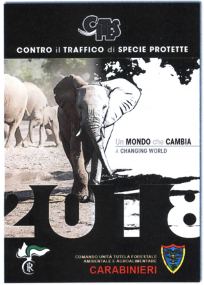 Calendario CITES 2018 dell’Arma dei Carabinieri