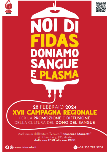 I Donatori di sangue della Fidas Valle d'Aosta presenti al FidasLab 2023 I Donatori di sangue della Fidas Valle d'Aosta presenti al FidasLab 2023