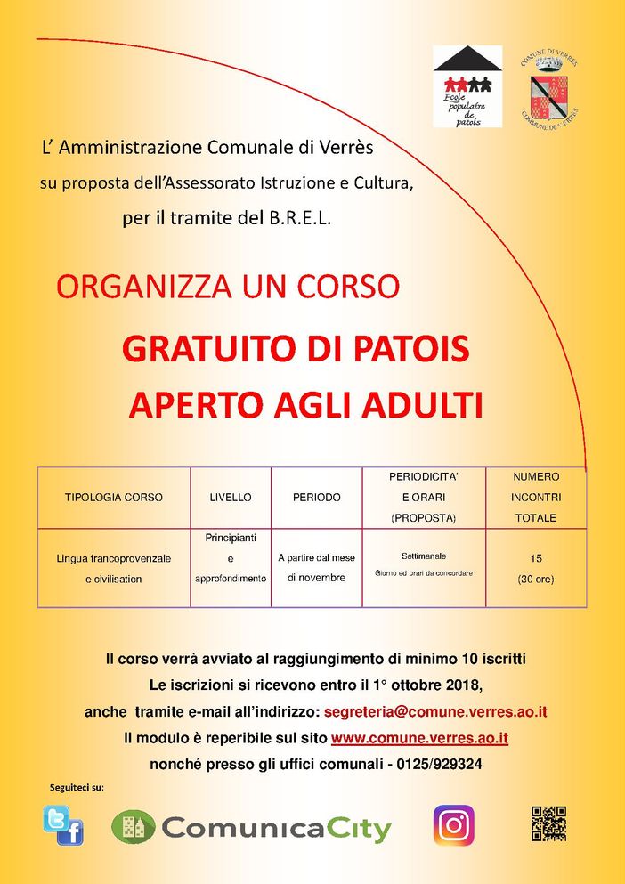 FRANCOPROVENCAL: Courmayeur accueillera la fete du patois