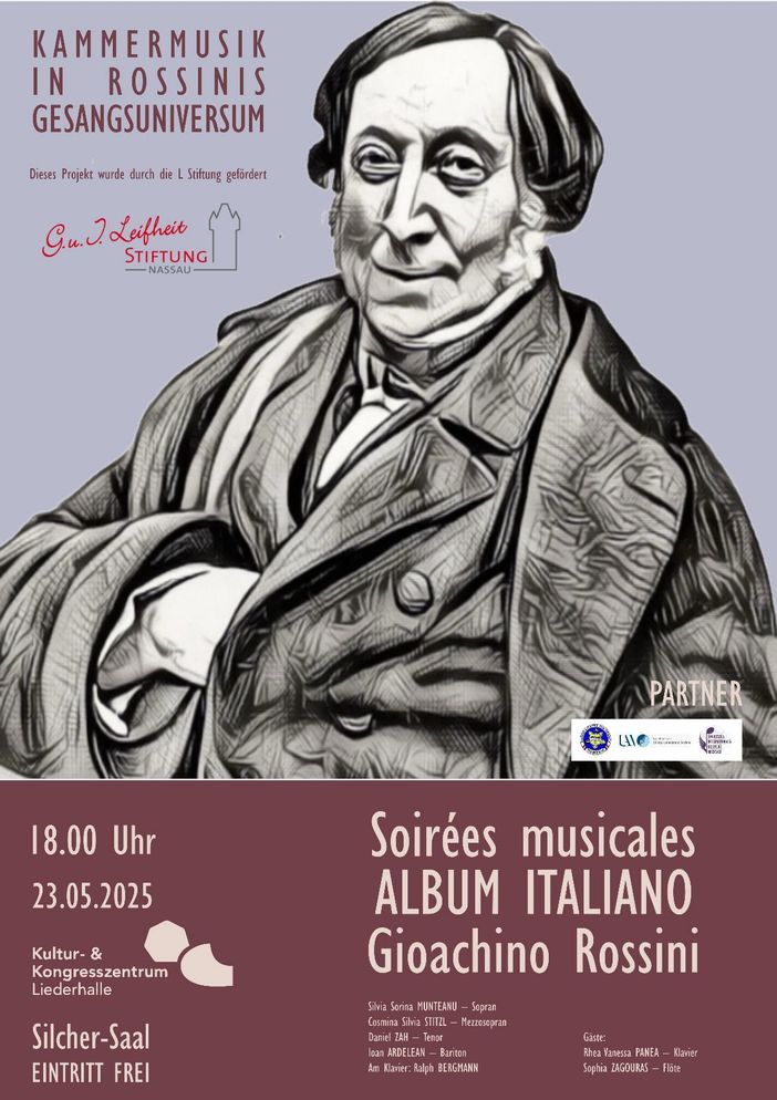 Armonie d’Eterna Bellezza: Rossini e l’Universo del Canto da Camera con tanta Italia a Stoccarda