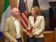 Renzo Testolin e Carla Fleharty console Usa a Milano