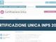 CERTIFICAZIONE UNICA 2023 INPS ONLINE DAL 16 MARZO