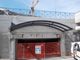 L'ingresso del tunnel che conduce al cantiere del nuovo parcheggio