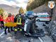 Incidente stradale sulla strada per Cogne
