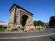 In allestamento cantiere per pedonalizzazione Arco d'Augusto