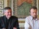 Nella foto di repertorio Mons. Lovignana e Fabrizio Favre in occasione di una conferenza stampa