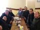 Una momento dell'incontro con gli addetti Vigilanza privata. Al centro Raffaele Statti segretario Uiltucs