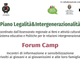 Piano Legalità&amp;Intergenerazionalità Forum Camp Avvio 2025