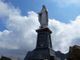 La statua della Madonna sulla Becca di Nona (3.142 m) che domina Aosta