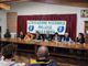 Al centro l'assessore Giulio Grosjacques, a sn la funzionaria Chatrian a ds Bertin accanto alla presidente Pericle Calgaro consigliere nazionale Unpli