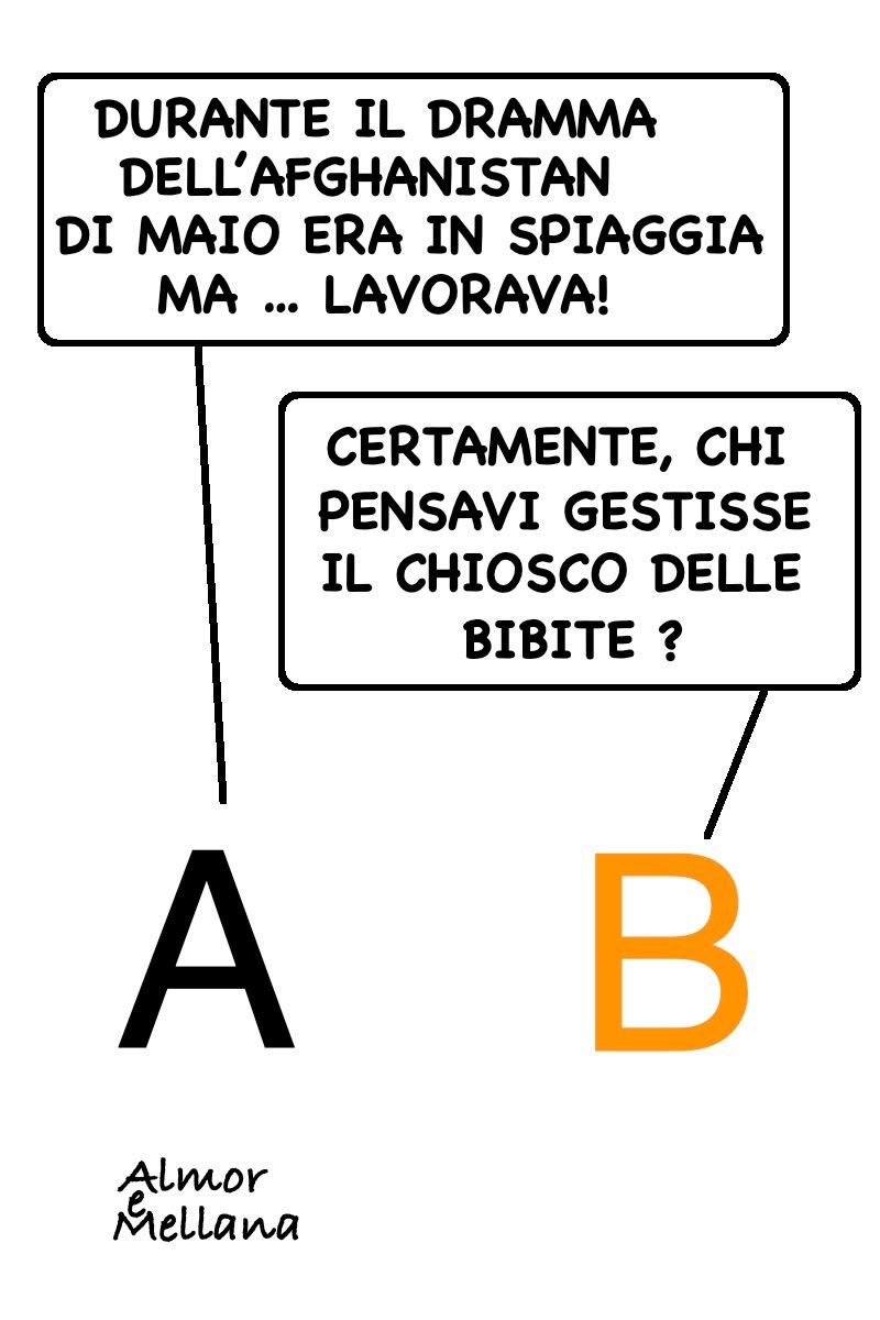 LE VIGNETTA DELLA SETTIMANA di Almor e Mellana LE VIGNETTA DELLA SETTIMANA di Almor e Mellana