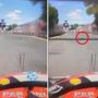 Gp Montreal, Hamilton investe una marmotta. Poi i problemi ai freni - Il video