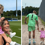 Diletta Leotta con la figlia Aria, visita speciale a papà Karius: &quot;La felicità&quot;
