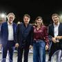 Il dibattito con Schlein, Conte, Bonelli e Fratoianni parte con una foto e la promessa: "Con noi al governo riconoscimento Palestina"