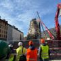 Sicurezza in cantiere, lezione sul campo nel cuore della demolizione dei grattacieli di Aosta Sicurezza in cantiere, lezione sul campo nel cuore della demolizione dei grattacieli di Aosta