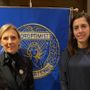 Da sn: Viviana Maria Vallet presidente uscente del Soroptimist Club Valle d'Aosta con Silvia Galliano presidente per il biennio 2026-2027A