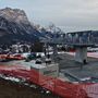 Cortina, cantiere della cabinovia Apollonio Cortina, cantiere della cabinovia Apollonio