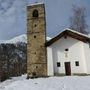 MONTAGNA VDA: CAPPELLA DEL KIRY CON RACCHETTE DA NEVE