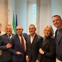Da sinistra: Chiara Fabbri, Giancarlo Reverenna, Giuseppe Scanu, Gianluca Marcello, Gian Mario Pileri, Sandra Paoli, Alessandro Patti