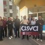 Una delegazione Asva-Fnsi, terzo da ds Alessandro Mano presidente Asva-Fnsi