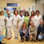 parte dell'équipe di Chirurgia toracica, la Direttrice dell'Ospedale e la Direttrice delle Professioni sanitarie con alcuni donatori del dermopigmentatore parte dell'équipe di Chirurgia toracica, la Direttrice dell'Ospedale e la Direttrice delle Professioni sanitarie con alcuni donatori del dermopigmentatore