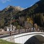 Il nuovo ponte in località Trinò/Pont Sec, a Gressoney-Saint-Jean Il nuovo ponte in località Trinò/Pont Sec, a Gressoney-Saint-Jean