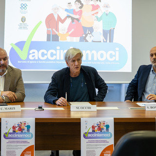 Assessore alla Sanità Carlo Marzi, il Direttore Sanitario Ausl Dott. Mauro Occhi, il Direttore della SC Igiene e Sanità pubblica Dott. Salvatore Bongiorno