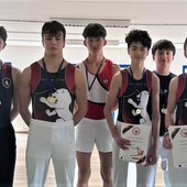 Guglielmo Sansano, Ruben Vitulli, Jacopo Favre, Eric Mombelli, Mattia Coutandin e Gabriele Mordenti Guglielmo Sansano, Ruben Vitulli, Jacopo Favre, Eric Mombelli, Mattia Coutandin e Gabriele Mordenti