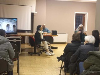 Bini (referente Piemonte per l'associazione), poi da sinistra Denise