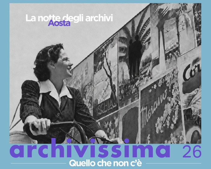Il Comune di Aosta aderisce ad Archivissima 2026: all'IAR la Notte degli Archivi «Quello che non c'è»