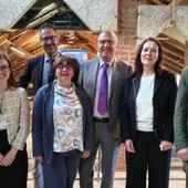 Da sn: Stefano Coquillard, Sylvie Hugonin, Marco Gheller, Alina Sapinet, Corrado Cometto, Giuseppina Bal, Julien Charbonnier