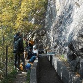 Partenza dell'arrampicata