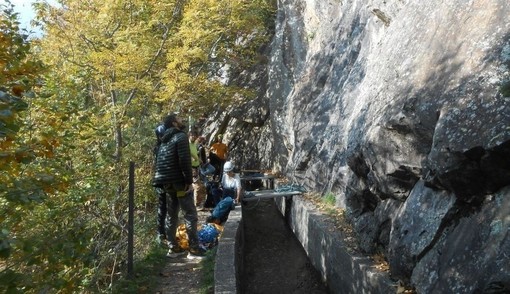 Partenza dell'arrampicata Partenza dell'arrampicata