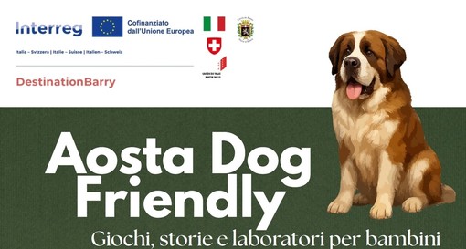 Per “AOSTA DOG FRIENDLY” due laboratori gratuiti per bambini dedicati al cane: primo appuntamento sabato 6 dicembre