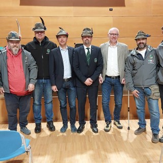Il vertici del Gruppo Alpini di Saint-Christophe