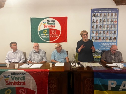 Un momento dell'incontro. Da sn: Paolo Ciambi, Paolo Gino, Paolo Memeghini, Chia Minelli ed Elio Riccarand