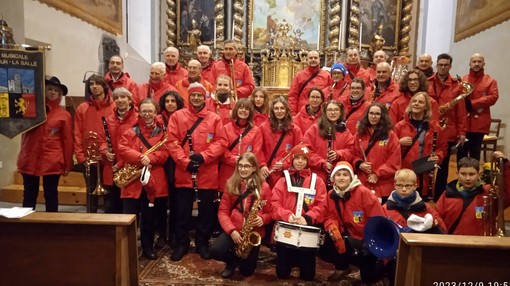 La Banda di Courmayeur – La Salle a Roma per l'Angelus