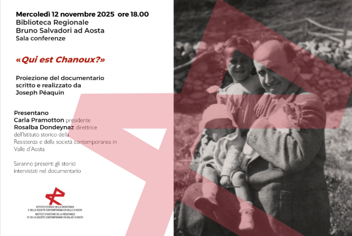 Chi era Chanoux? Alla Biblioteca regionale Bruno Salvadori il documentario di Joseph Péaquin