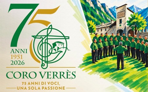 Il Coro Verrès festeggia 75 anni: musica e amicizia alle Murasse Il Coro Verrès festeggia 75 anni: musica e amicizia alle Murasse