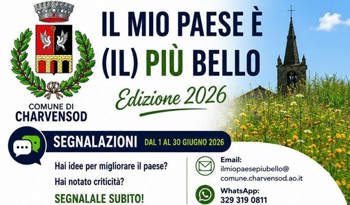 Tra estetica e senso civico, a Charvensod torna “Il mio paese è (il) più bello” Tra estetica e senso civico, a Charvensod torna “Il mio paese è (il) più bello”